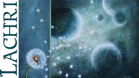 Time Lapse Surreal Space Planets & Dandelion speed