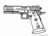 Coloring Pages Gun Coloring4free Pistol Related Posts sketch template