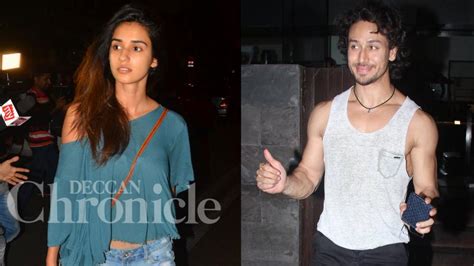 Tiger Shroff And Girlfriend Disha Patani Spotted On A Dinner Date