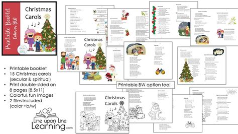 christmas carols booklet    learning