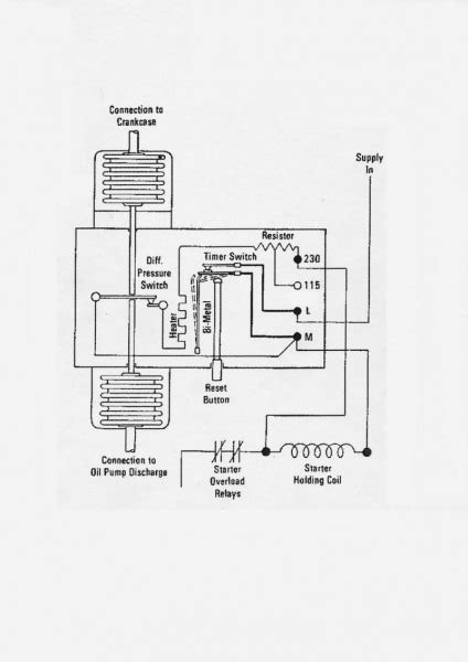 oil failure control wiring diagram