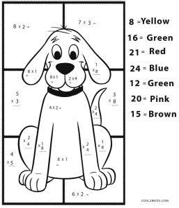 pin  math coloring worksheets