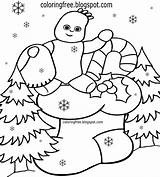 Piggle Coloring Iggle Night Garden Christmas Template sketch template