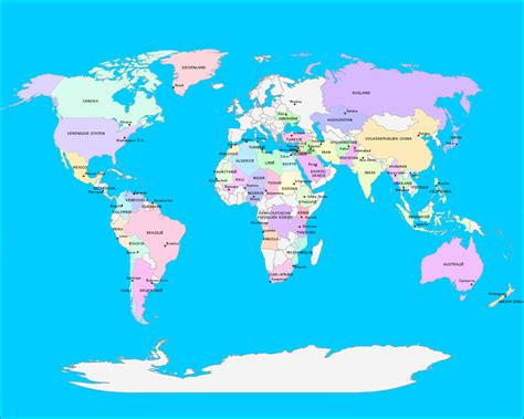 topografie de wereld landen en hoofdsteden wwwtopomanianet