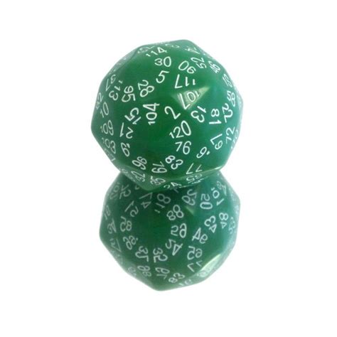 sided dice  green gamedicechip