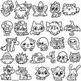 Monsters Moshi Coloring Pages Kids Printable Monster Drawings Jeepers Cute Color Moshlings Colouring Cool2bkids Print Sheets Super Choose Board Paintingvalley sketch template