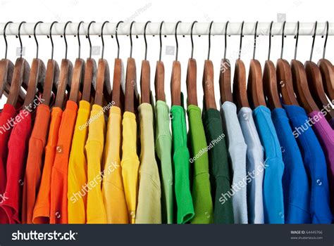 rainbow colors choice casual clothes  stock photo  shutterstock