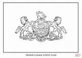 Pennsylvania Flag Coloring Pages Printable Drawing Flags Categories sketch template