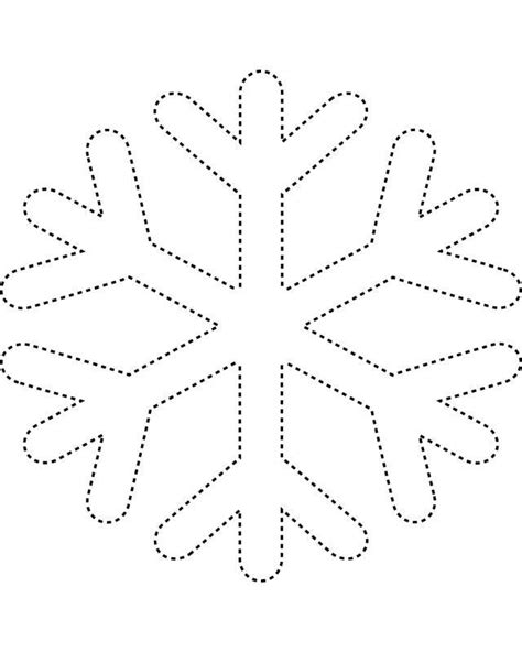 snowflake printables coloring home