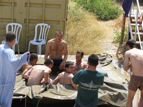 soldiers taking bath at military camp my own private locker room