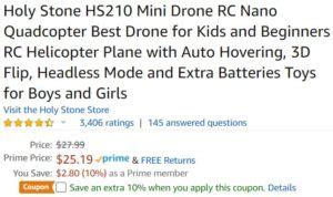 kids mini rc drone     coupon queen