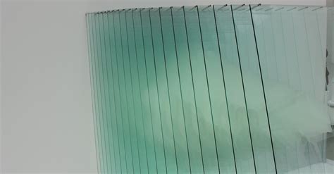 clear glass panels  white surface  stock photo