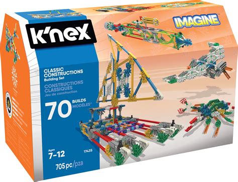 knex imagine classic constructions  model building set creative building toy walmart