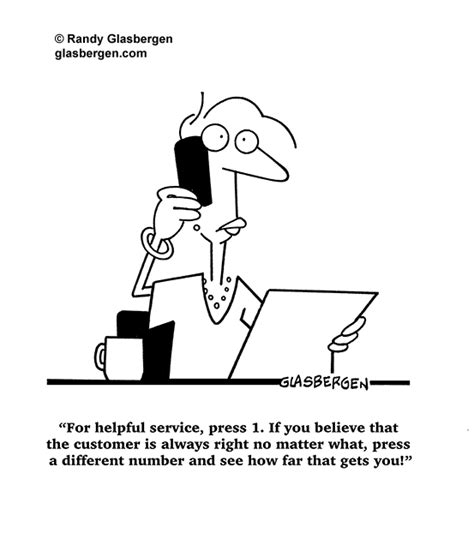customer service call center randy glasbergen glasbergen cartoon