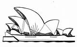 Opera Sydney House Clipart Coloring Printable Australia Clip Pages Detail Book Line Clipground Deviantart Lovely sketch template