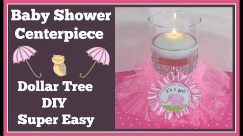 easy diy dollar tree baby shower centerpiece ideas