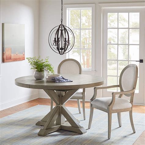 rustic expandable dining table farmhouse style distressed