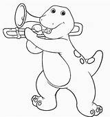 Barney Coloring Pages Friends Library Clipart Print sketch template