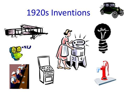 Ppt 1920s Inventions Powerpoint Presentation Id 7059797
