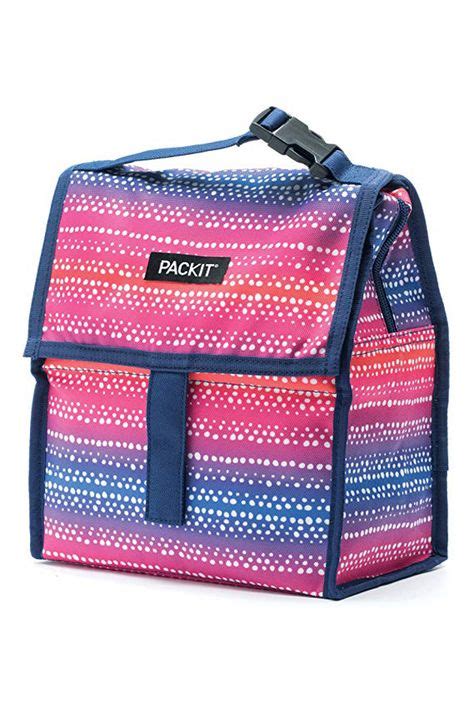 packit freezable lunch bag with zip closure batik ombre freezable