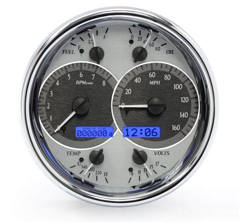 dakota digital universal single   analog dash gauge instrument system vhx  gauges