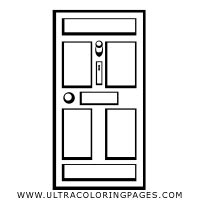 door coloring page ultra coloring pages