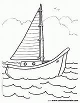Boat Coloring Sailboat Pages Sailing Drawing Motor Color Print Sketch Clipart Getdrawings Popular Coloringhome Library Comments Coloing Sheet sketch template