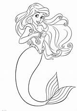 Ariel Coloring Princess Disney Pages Walt Characters Mermaid Colorear Para Book Dibujos Little Fanpop Sirenita La Wallpaper Top sketch template