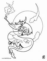 Dragon Coloring Pages Smoking Chinese Strange Color Dragons Printable sketch template