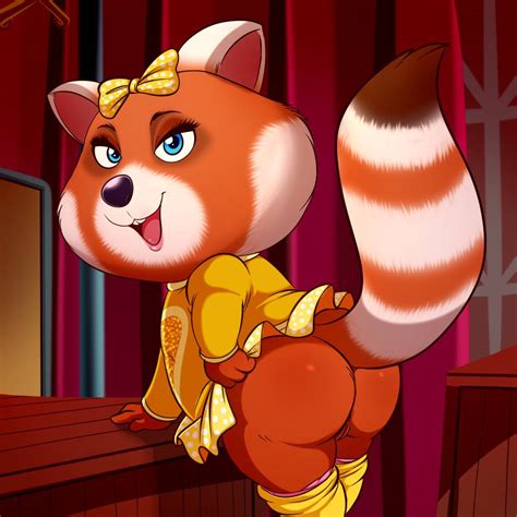 red panda butt sing movie different charakters