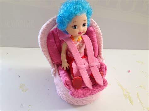 barbie doll baby car seat