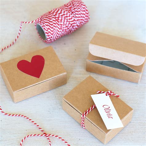 valentines mini gift box xxcm diy box  small gift favours
