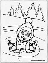 Masha Oso Mewarnai Colorear Marsha Pobarvanke Urso Imagenparacolorear Navidad Mewarnaigambar Medved претрага sketch template