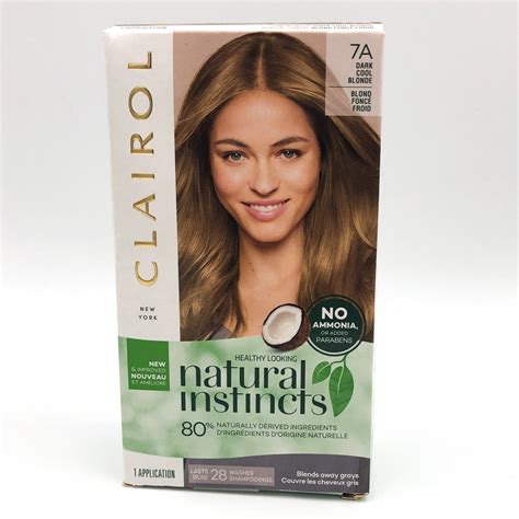 Clairol Natural Instincts 7a Dark Cool Blonde Hair Color Dye