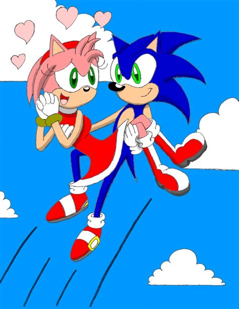 Sonic And Amy By Caseydecker On Deviantart