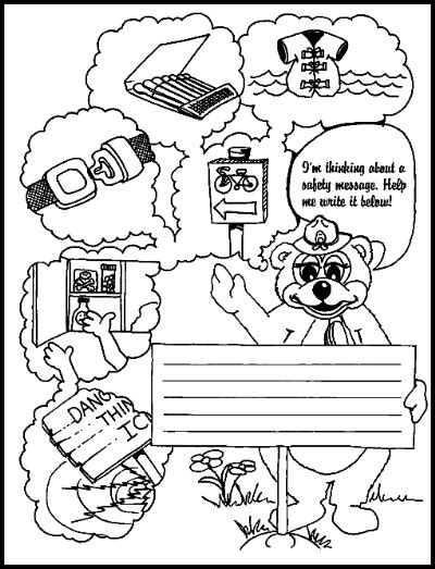 summer safety activity sheets google search summer safety
