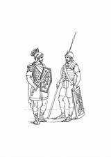 Roman Army Coloring Soldier English Printable Pages Edupics sketch template