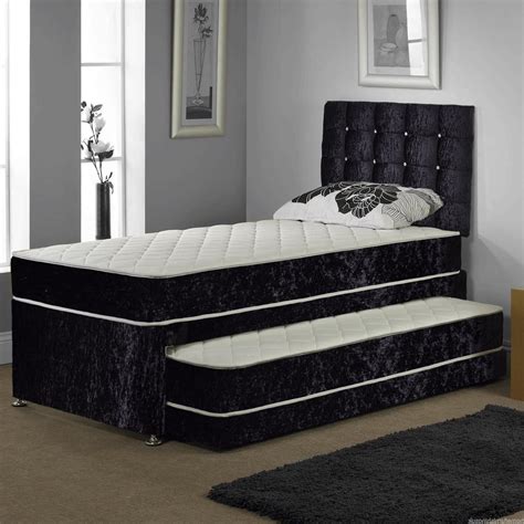 buy factory single trundle guest bed      bed pull  bed   mattresses