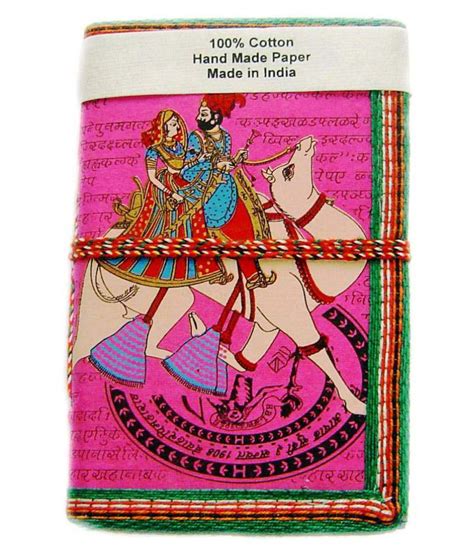 rastogi handicrafts handmade paper diary pink dhola maru buy    price  india