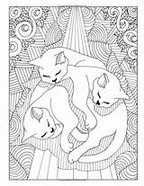 Lovers Inkspirations Captivating Felines sketch template