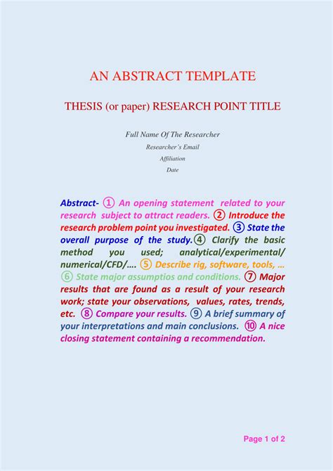 abstract  research effective research abstract