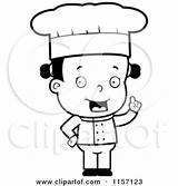 Clipart Cartoon Chef Toddler Idea Girl Thoman Cory Vector Outlined Coloring Royalty Toddlers 2021 sketch template