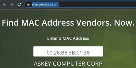 10 free online mac address vendor lookup tools