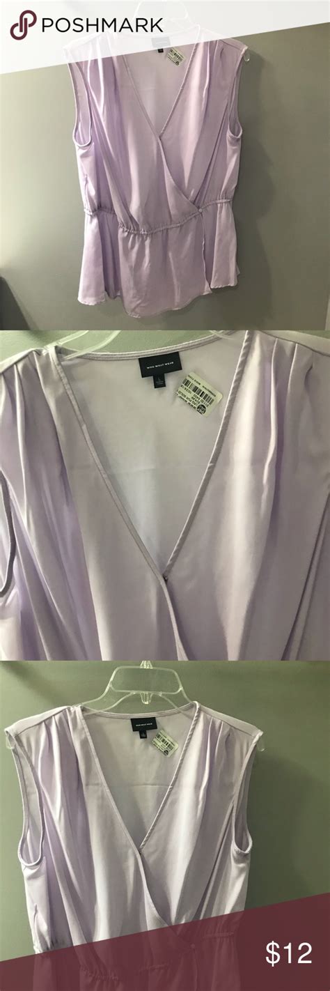nwot lavender blouse size large lavender blouse poncho style