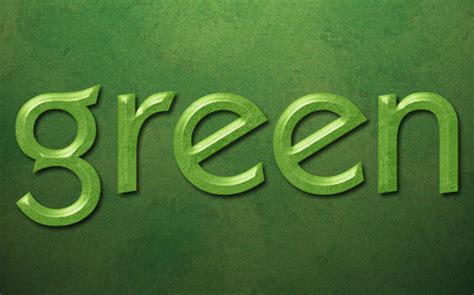 elegant green text effect psd background font textuts
