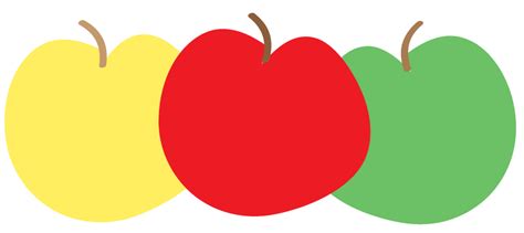 Colorful Apple Clip Art Free Wikiclipart