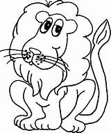 Jungle Lion Coloring King Pages Animal Wild Animals Para Kids Dibujos Printable Leones Color Leon Sheet sketch template