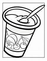 Yogurt Jogurt Owocowy Kolorowanka Woojr Druku Woo Malowankę Wydrukuj Drukowanka Niños sketch template