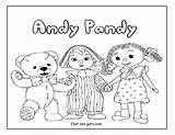 Pandy Andy Coloring Pages Printable Kids Desktop Right Background Set Click Save sketch template