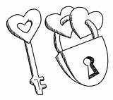 Lock Drawing Heart Key Hearts Easy Designs Pages Drawings Scribbles Coloring Challenge Broken Getdrawings Freebie Guest Friday Cool Template sketch template